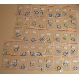 hvedch Set of 42 Ring Wax Patterns for Lost Wax Casting Jewelry/Main Stone 3 mm