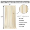 30ftx10ft Champagne Backdrop Drapes for Party, Not See-Through 6 Panels