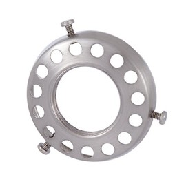 B&P Lamp® 2 1/4" Fitter, Screw-On, Uno-Type Shade Holder, Unfinished Steel