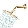 AULEEND All Metal Rain Shower Head - Heavy Duty Stainless