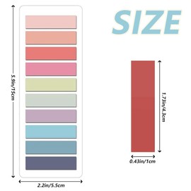 1200PCS Sticky Tabs Book Tabs Colorful Book Markers Writable Index Tabs Annotation Tabs Sticky Tabs Page Markers for Books Documents Office School Reading Highlights Classifying