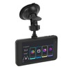 4in Touch Screen Driving Recorder 1080P Dual Dash Cam Night