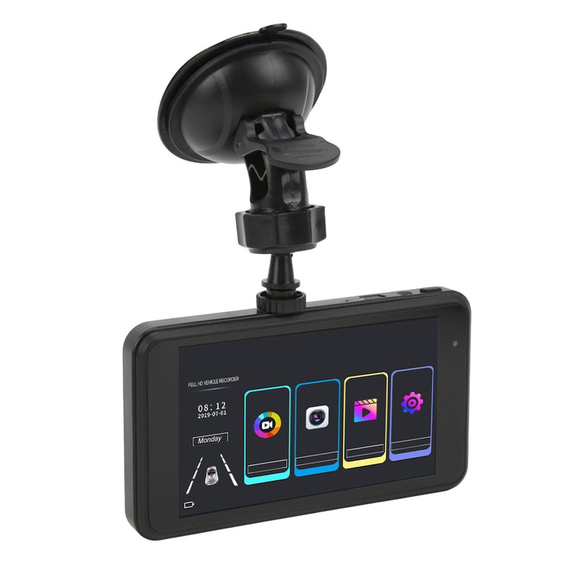 4in Touch Screen Driving Recorder 1080P Dual Dash Cam Night