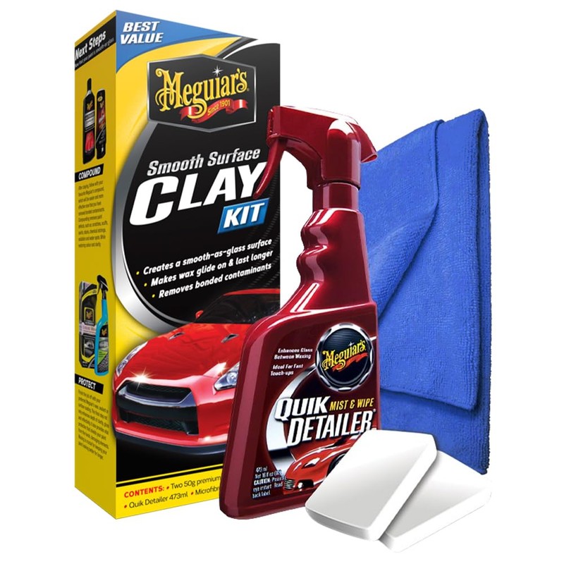 Meguiar's Smooth Surface Clay Kit - Includes 2 x 50g