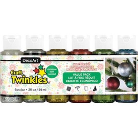 Decoart Craft Twinkles VP Chtms 6pc