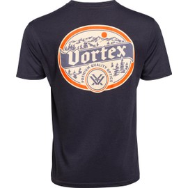 Vortex Men's Alpine Continental Short Sleeve T-Shirts (US, Alpha, X-Large, Regular, Regular, Polar Night)