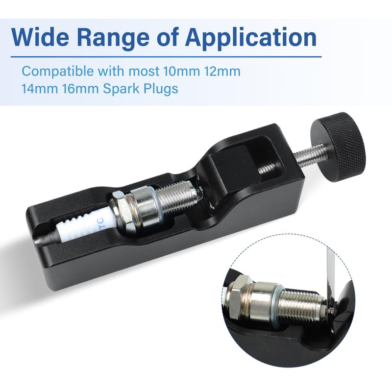 GZZTORES Universal Spark Plug Gap Tool with 32 Blade Steel