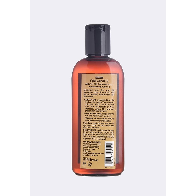 Bench Organics Argan Oil 110 ml