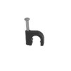 Your Cable Store 100 Pack Black / 8mm RG6 Cable