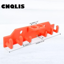 CNQLIS Lineman Tool Board Bucket Truck Tool Organizer for Bucket Hooks and Lineman Bucket Accessories Including 2PCS 2” and 2PCS 3” Aerial Bucket Hooks