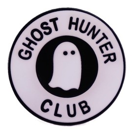 Ghost Hunter Club Enamel Lapel Pin Metal Badge Brooch For Backpacks