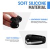 WORCAS Key Fob Case Carbon Fiber Pattern Silicone Cover Compatible