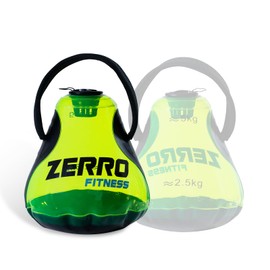 CCLIFE Water Filled Kettlebell Boiler Shaped Water Injection Kettlebell Adjustable Max. 5 kg Green