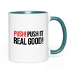 Bubble Hugs Nurse 2Tone Green Mug 11oz - Push! Push