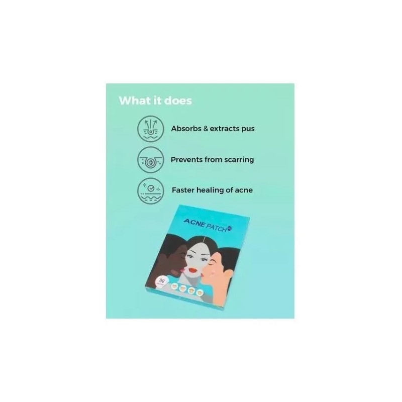 AP-96 96 Parches Remueve Acné Cuidado Facial Cara Limpia Natural