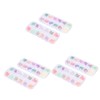 Minkissy 3sets Nail Art Sticker DIY Nail Art Slices Decorative