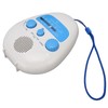 Waterproof Shower Radio, Splash-proof AM FM Radio with Rotary Knob,