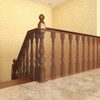Fall Prevention Net for Stair Railings, Brown Mesh 0.2 inches