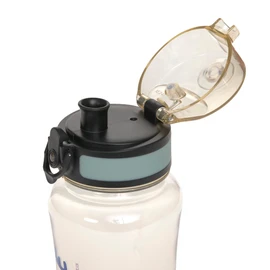 LÄSSIG Lunch Box & Drinking Bottle Set - Lunch Set with Lunch Box and Drinking Bottle (460 ml) / Little Gang Smile Milky / Ocean Green