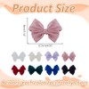 HOBBIESAY 8 Colours 16 Pieces Satin Bows Shoe Clips with