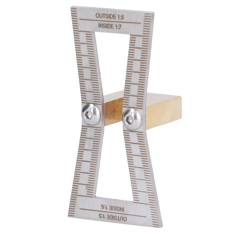 Dovetail Marker Woodworking Dovetail Scribing Gauge Measuring Tool with 1:5/1:6/1:7/1:8