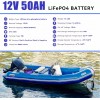 HAYAEnergy 12V 50Ah LiFePO4 Lithium Battery for Deep Cycle RV