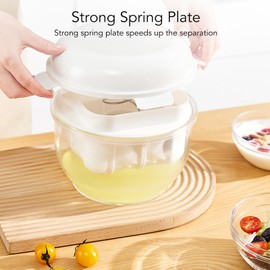 Colador de Yogur, Máquina para Hacer Yogur Griego, Separador de Suero de Malla Ultrafina, Colador de Suero de Yogur para Hacer Yogur Griego, Colador de Yogur Griego, para Yogur