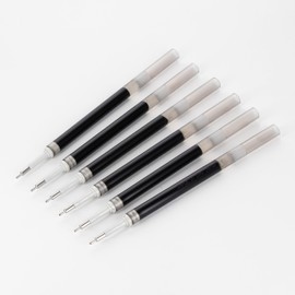 Pentel Refill Ink - for EnerGel Gel Pen, 0.7mm Needle Tip, Fine, Black Ink, Pack of 6 Refills (LRN7-6A)
