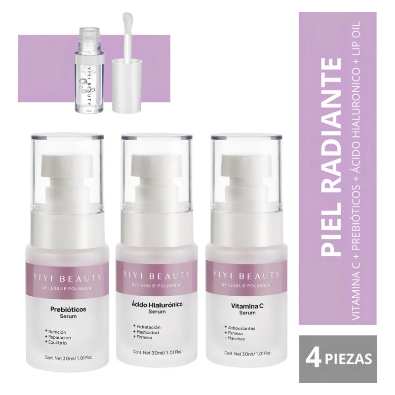 Rutina Piel Radiante Yiyi Beauty | 3 Pack Sérum +
