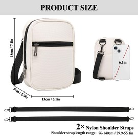 Long Keeper Small Shoulder Bag - Unisex Crossbody Chest Bag Shoulder Backpack Casual Canvas Travel Sling Bag Waterproof Anti Theft for Men Women