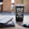 shields and axes we trust american viking norse mythology Stainless
