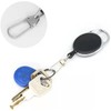 JSUOEO Retractable KeyChain, 2 Pack Heavy Duty Badge Reel Extendable