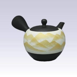 Tokyo Matcha Selection - Tokoname Kyusu teapot - SHOHO - Yamanami - 320cc/ml - obi ami steel net [Standard ship by Int'l e-packet: with Tracking number & Insurance]