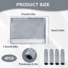 4-Packs Satin Mask Strap Covers, Universal and Reusable Comfort Pads,