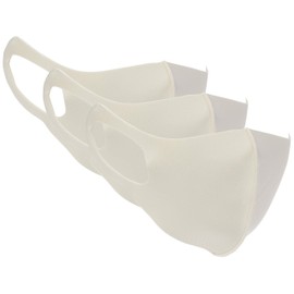 [Cross Plus Mask] PASTEL MASK (Pastel Mask), 3D Design Mask, Washable, 3D Design, UV Treatment, Antibacterial, Odor Resistant, Stretch, 3D Construction, Washable, Women's - Pastel Mask, Washable 3D Design Mask, Set of 3 Regular Size biege