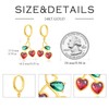 Grmdit Cherry Earrings for Women Sterling Silver Heart Gold Cherry
