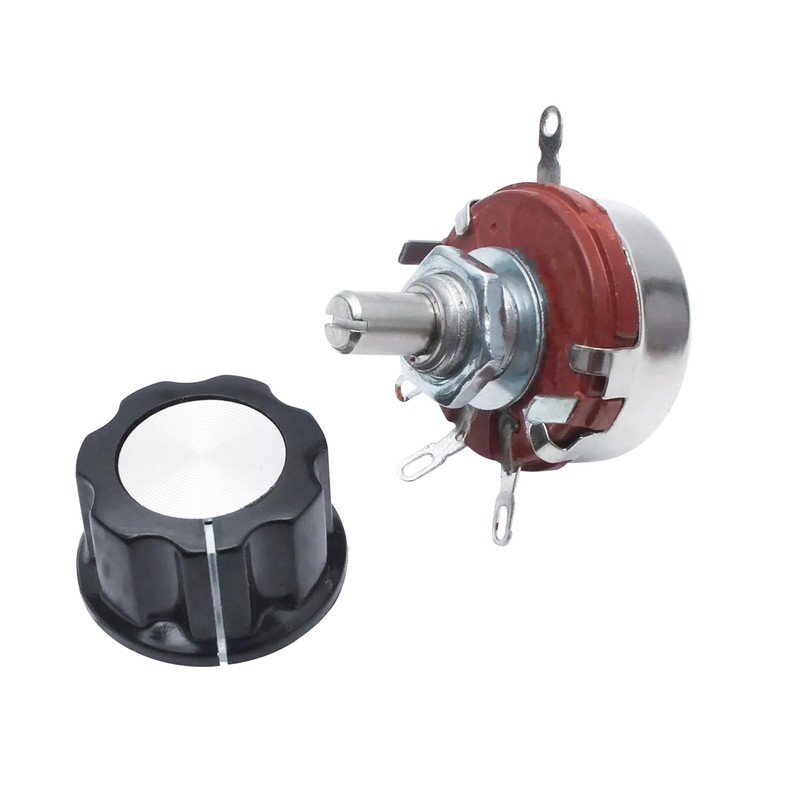 YIDOFENG WTH118-1A 2W 4K7 Ohm,Rotary Carbon Film Linear Taper Potentiometer