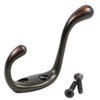 Rok 2 Pack Hardware Heavy Duty Oil-Rubbed Bronze Home Wall