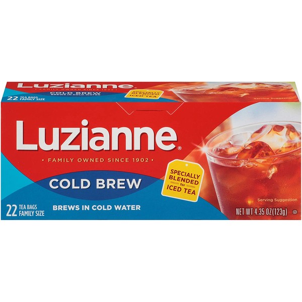 Luzianne Cold Brew Black Tea, 22 Count