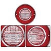 ALLGOOD Tail Lights Assembly, w/o Bulbs, Compatible with Corvette 1975-1979,