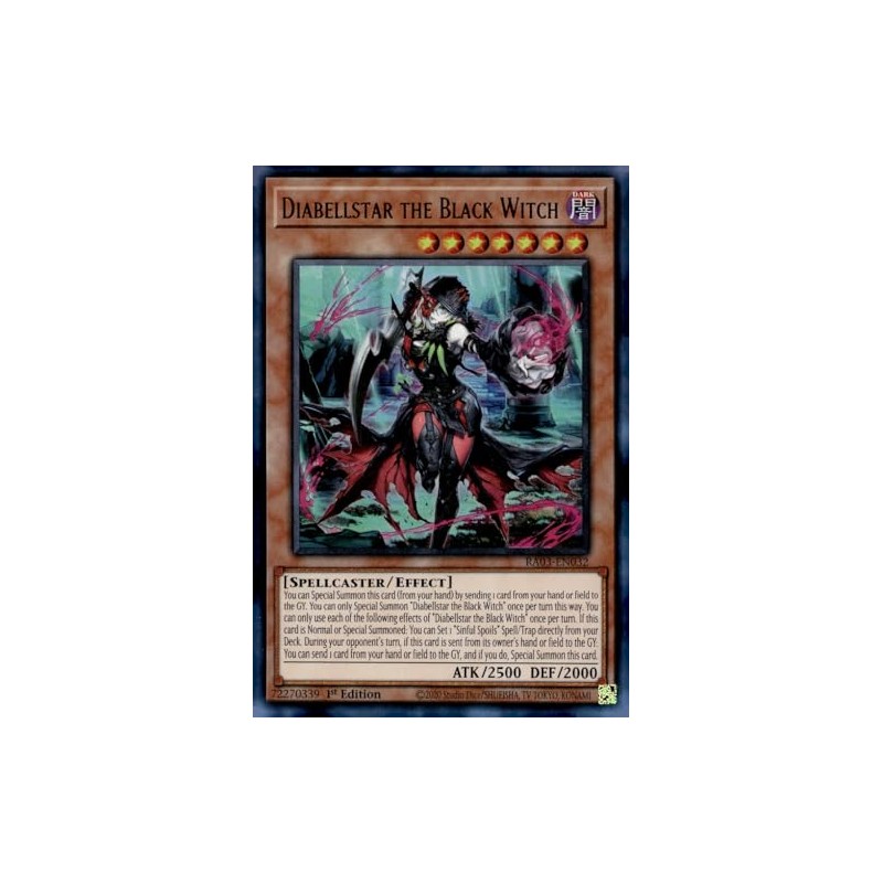Diabellstar The Black Witch (UR) - RA03-EN032 - Ultra Rare