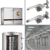SagaSave 2 x Metal Fridge Freezer Pull Handle Lock Release