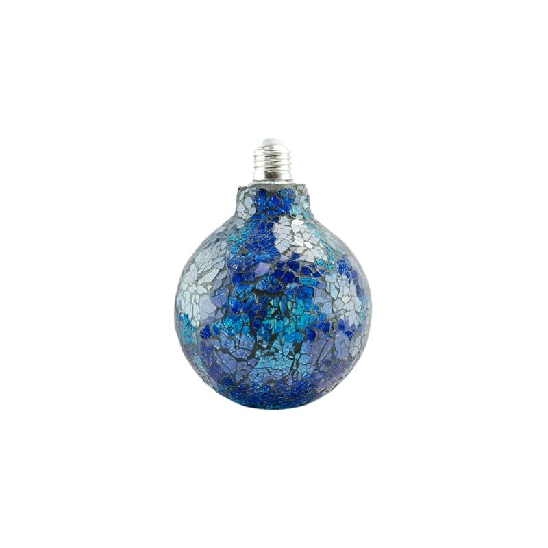 X4-LIFE LED Mosaic Ball in Green Blue with E27 Socket