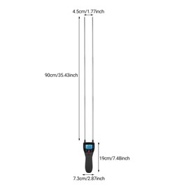 GM650C Digital Multifunctional LCD Grain Moisture Meter Water Content Analyzer Smart Sensor Use Probe Humidity Tester for Wheat Corn Rice Bean Peanut Soybean