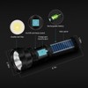 VOETIR Led Solar Flashlight, 1500 Lumens Led Solar Handheld Rechargeable