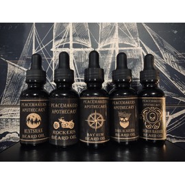 Peacemakers Apothecary Beard & Mustache￼ Nourishing￼ Growth Oil - 1oz