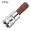 HARFINGTON 3pcs H7 Hex Bit Socket 1/4" Square Drive Metric