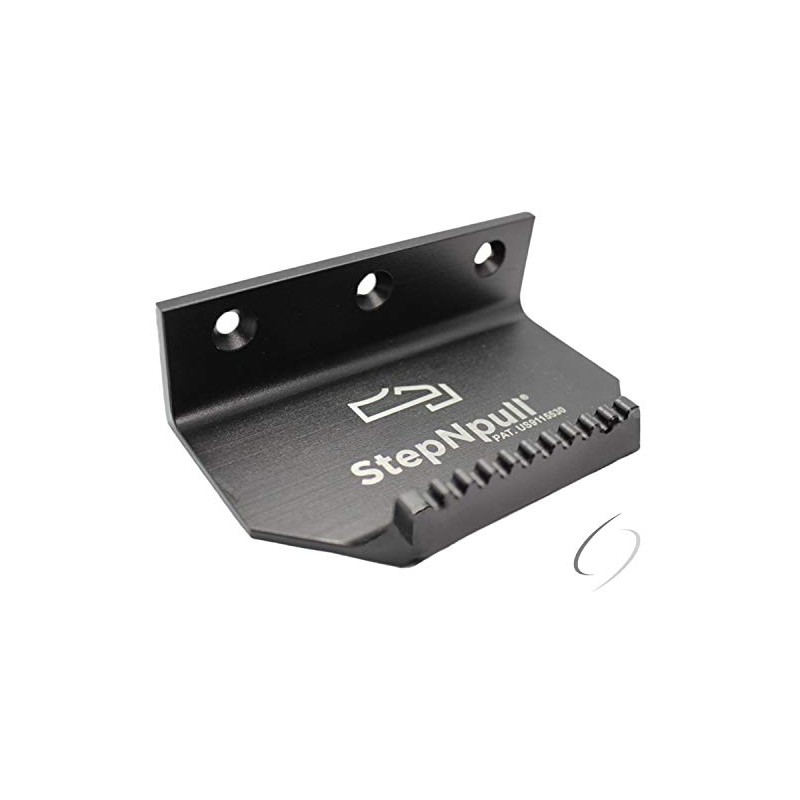 STEP-N-PULL StepNpull SNPE-BLK Foot Operated Door Pull Black Finish