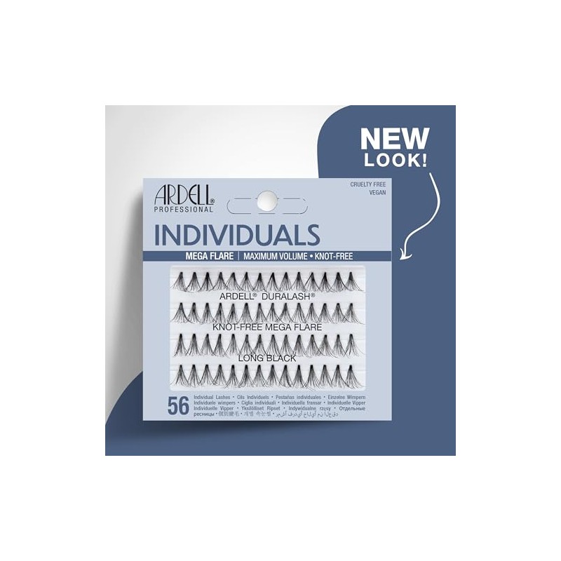 Mega Individuals Knot-Free Long Black