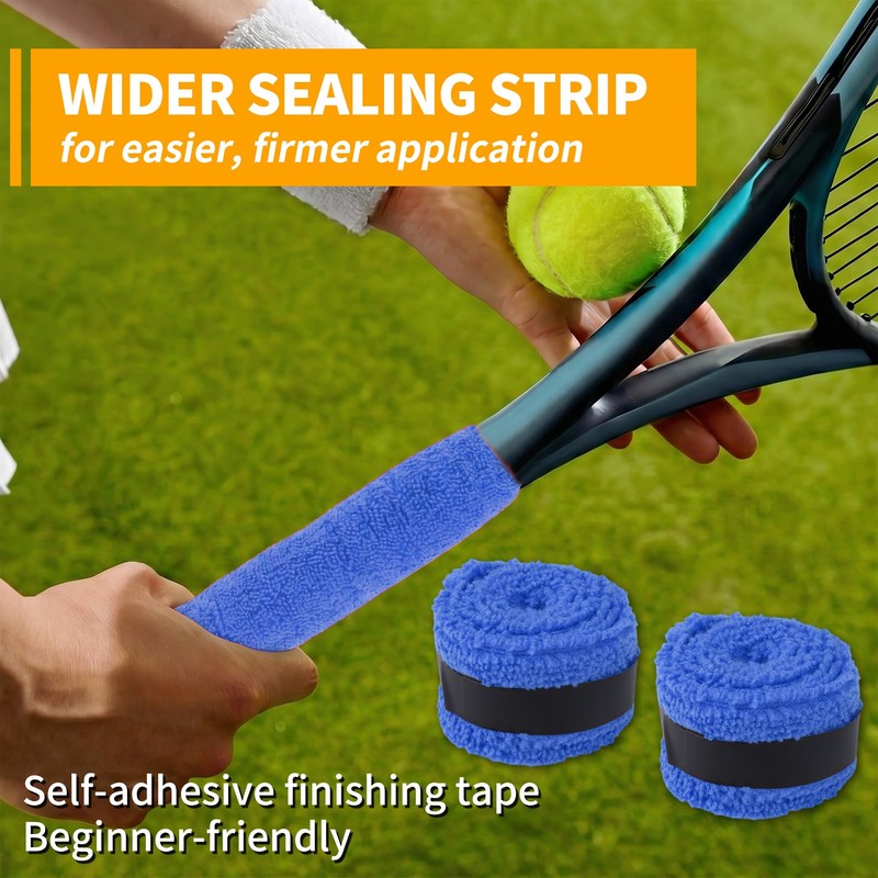 CAPASTEC Towel Grip Tape, Set of 2, Tennis, Badminton, Sweat